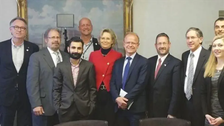WZO delegation in Swedish parliament