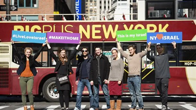 Olim celebrating in New York