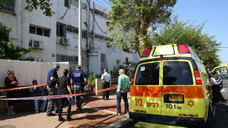 Scene of Ashdod apartment fire