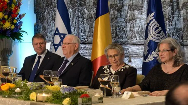 Rivlin hosts Romanian President Klaus Iohannis