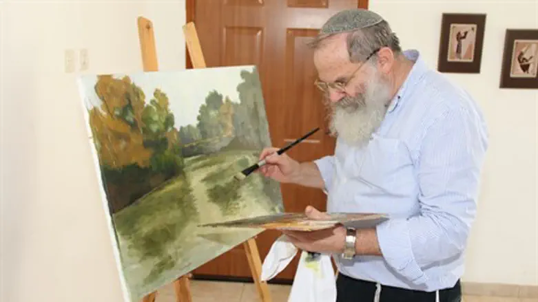 ״החיידק של האמנות היה אצלי כל הזמן״. הרב מאיר צוקרמן