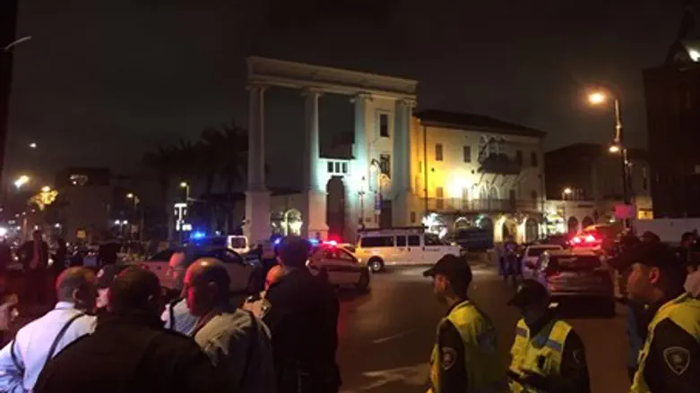 Site of Jaffa stabbing attack