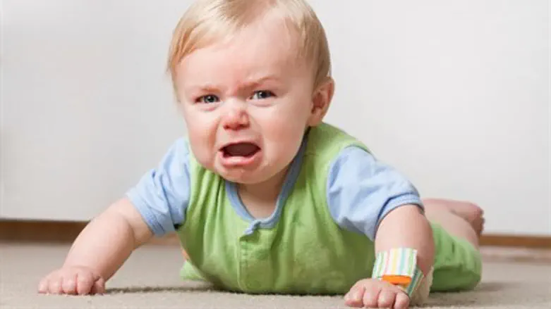Crying baby (illustration)
