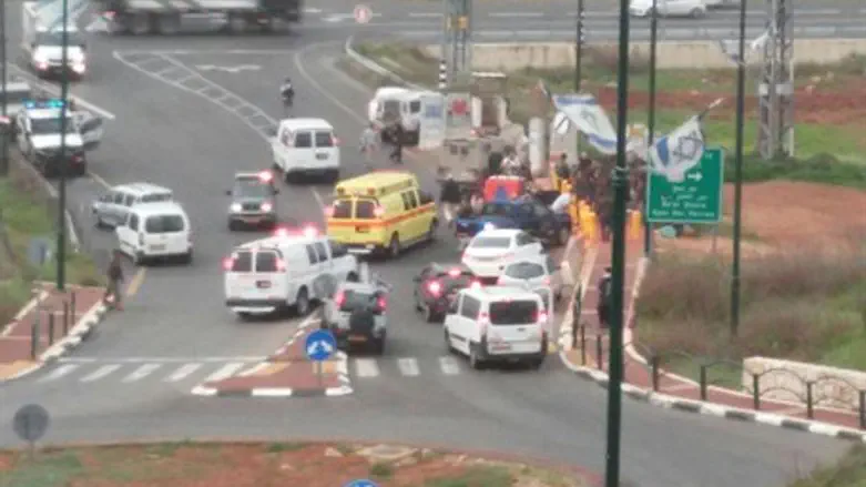 Место теракта в Кирьят-Арбе