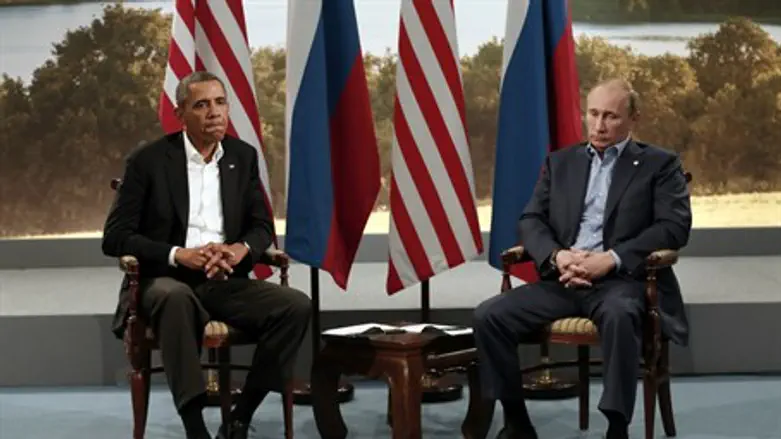 Barack Obama and Vladimir Putin
