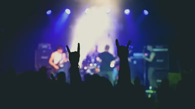 Metal concert (illustration)