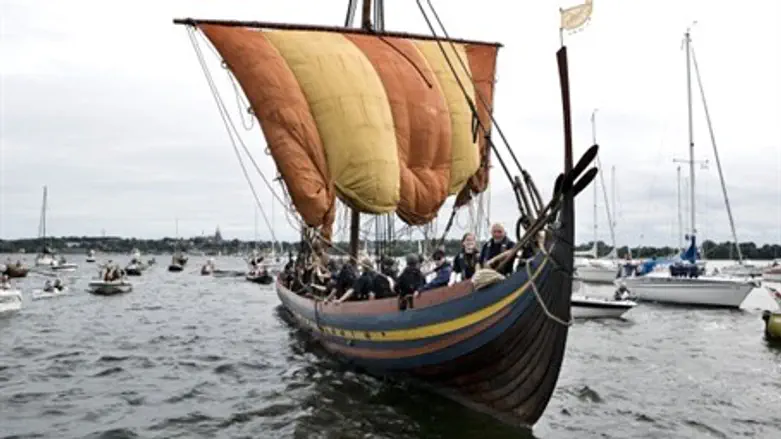 A Viking ship