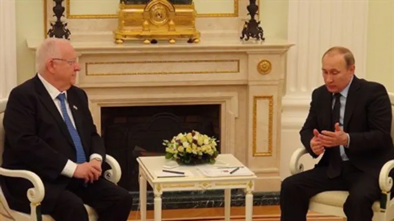 Реувен Ривлин и Владимир Путин