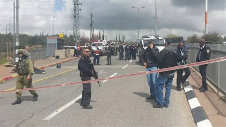 Место теракта на Цомете Ариэль