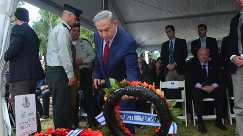 ראש הממשלה מניח זר על קברו של מאיר דגן ז"ל
