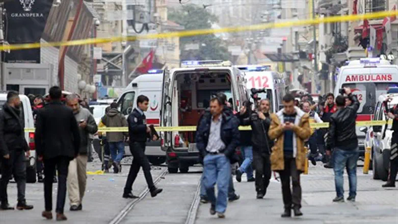 Site of Istanbul bombing