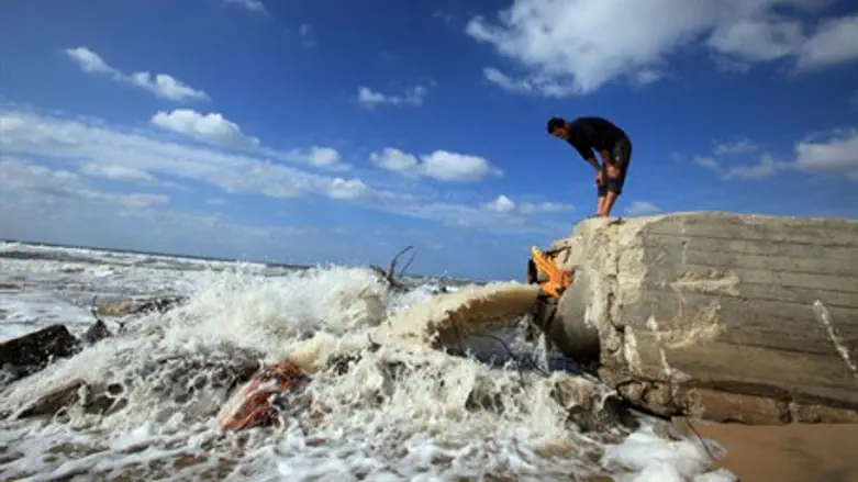 Gaza sewage outlet
