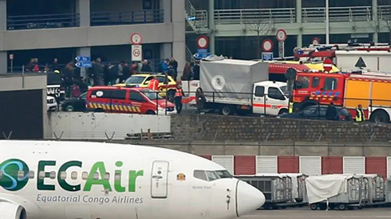 כוחות הביטחון וההצלה, סמוך לנמל התעופה בבריסל 