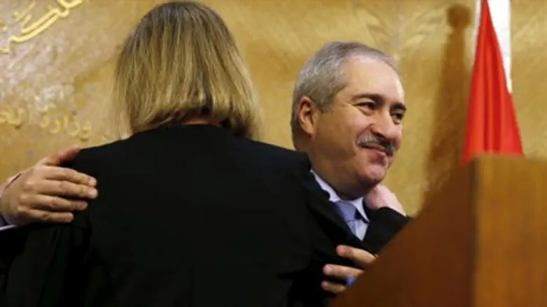 Mogherini with Judeh