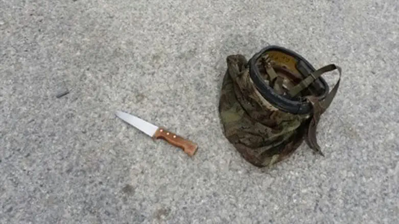 Scene of this morning's attack