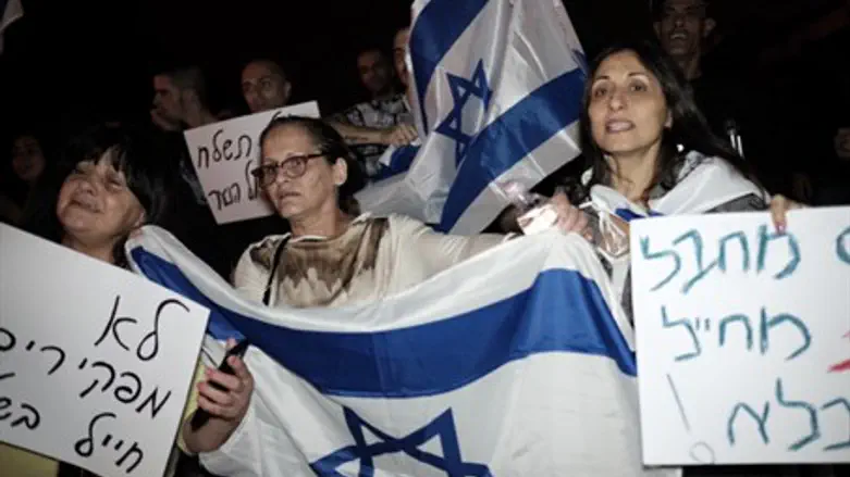 הפגנת תמיכה בחייל