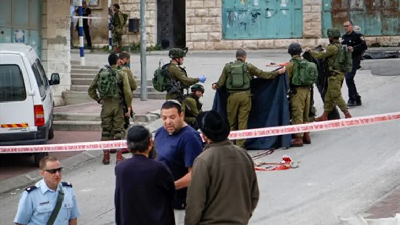 Scene of Hevron attack