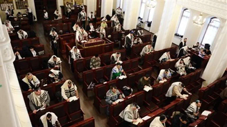 Synagogue in Ukraine (illustration)