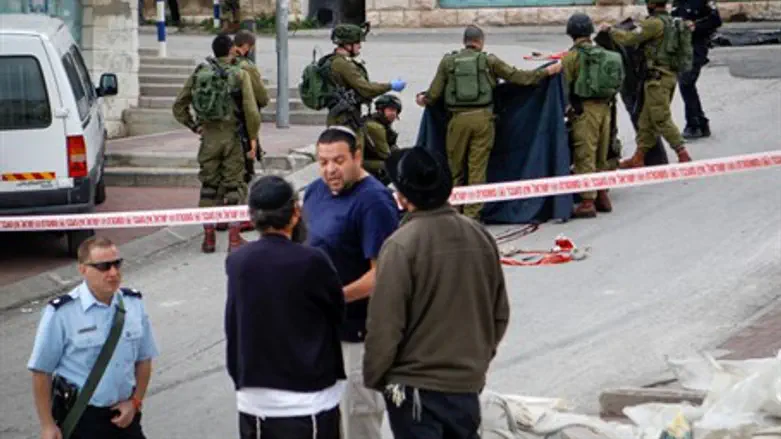 Scene of Hevron attack