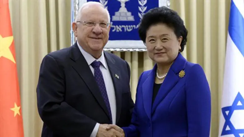 Rivlin and Liu Yandong