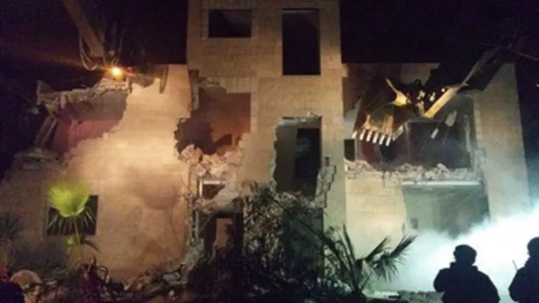 Demolition of terrorist's home (archive)