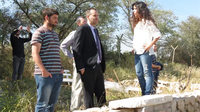 ח"כ מיקי זוהר בביקור בבקעה