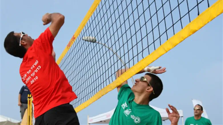 כדורעף חופים. אילוסטרציה