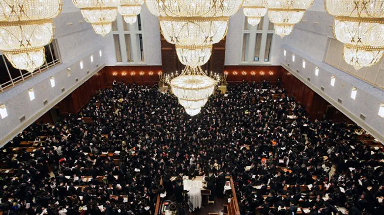 Belz synagogue in Jerusalem