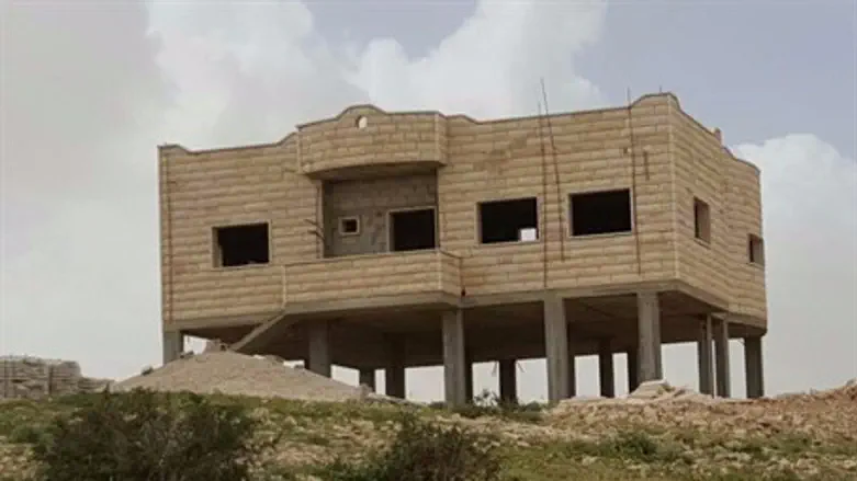 One of the homes in the new city