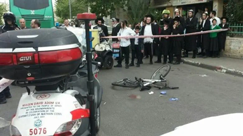 На месте ДТП