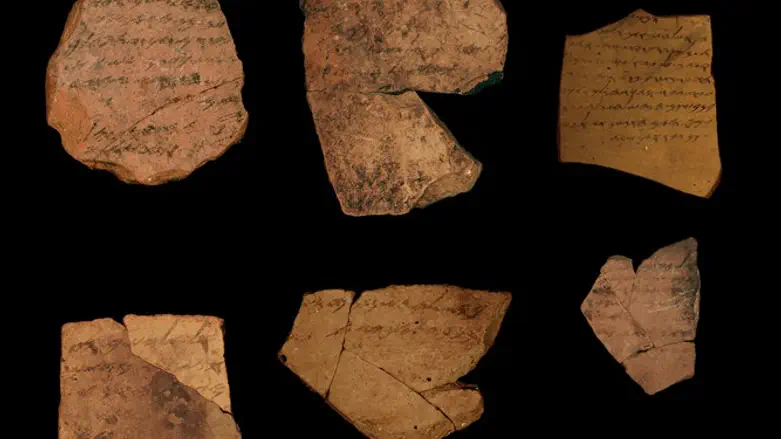 שברי חרס מהמצודה היהודאית בערד