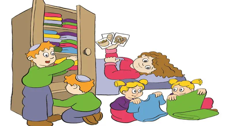 לכל אחד יש שיטה משלו לנקות את הבית לפסח