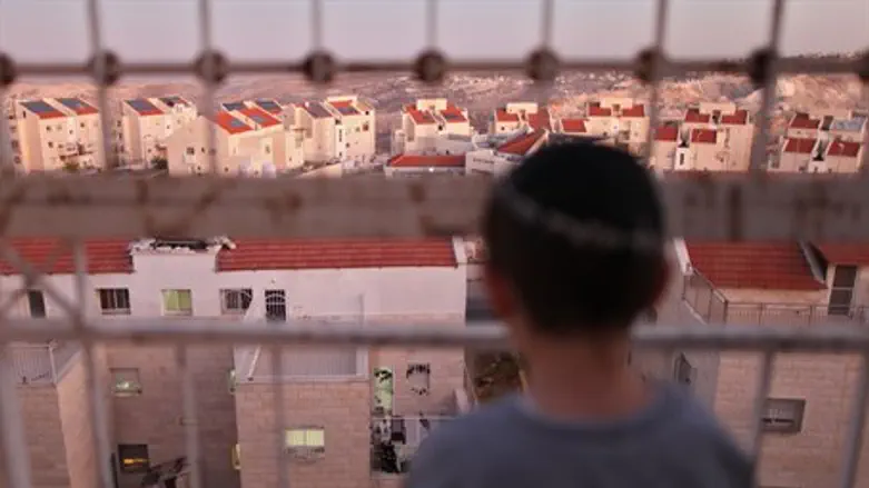 Boy on a balcony (illustration)