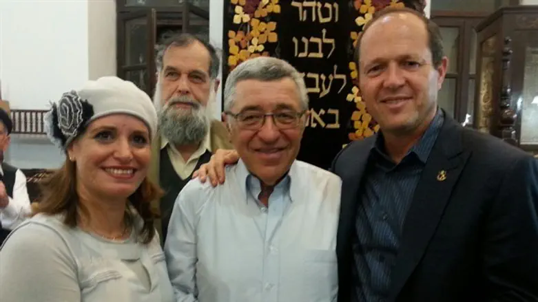 ברקת, שמואל שקדי וחגית משה באירוע