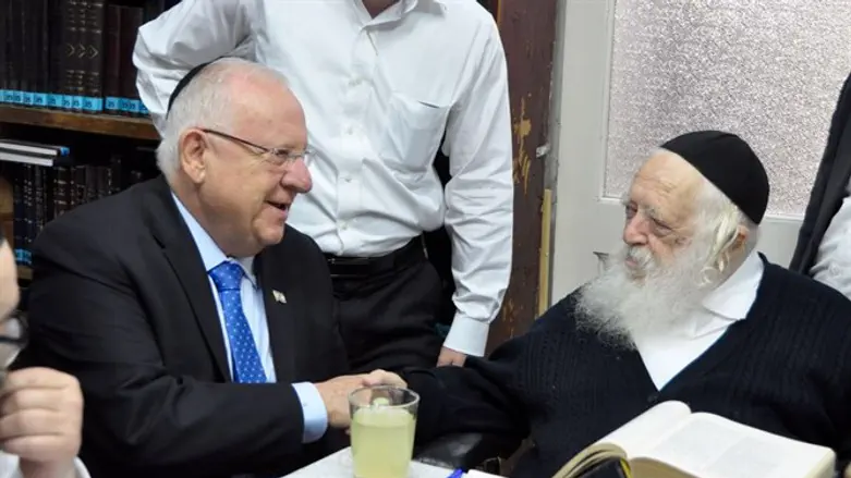 ריבלין והרב קנייבסקי