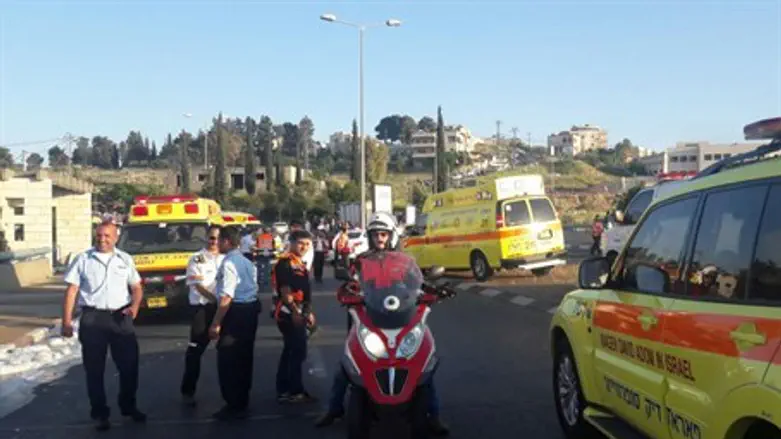 זירת הפיגוע 