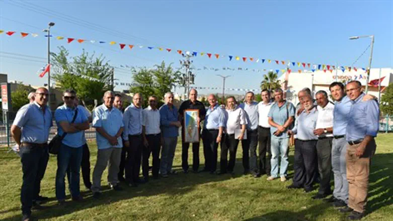 Моше Яалон с главами Советов Ие"Ша