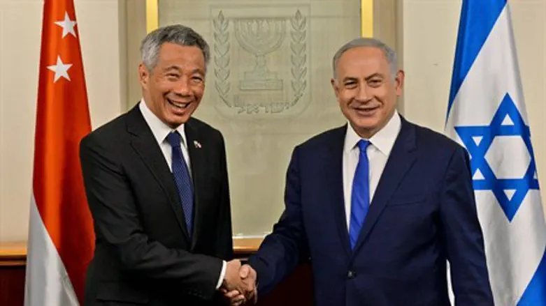 Ли Сянь Лун и Биньямин Нетаньяху