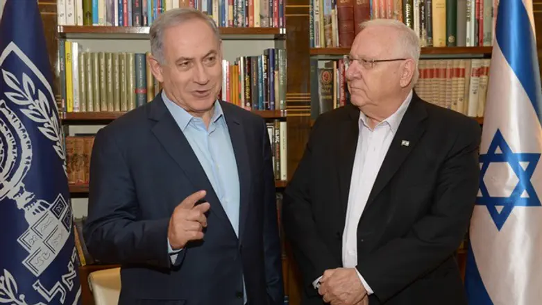 נתניהו וריבלין, הבוקר