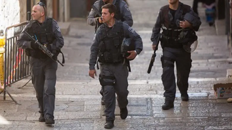Бойцы МАГАВ в Иерусалиме