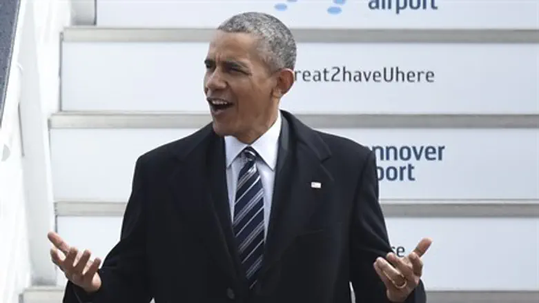Barack Obama in his Europe trip