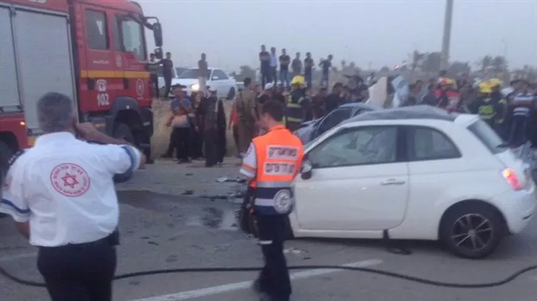 זירת התאונה