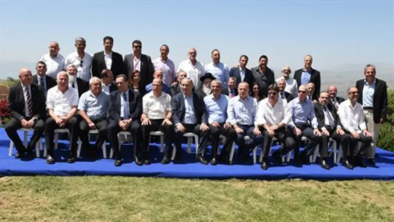 Cabinet meeting on Golan Heights