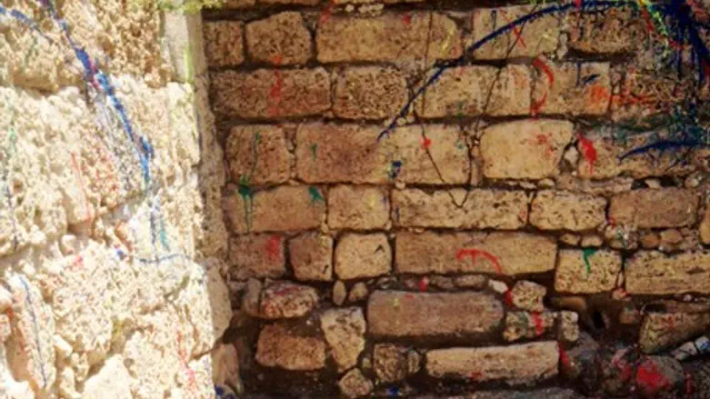 'Color party' vandalism