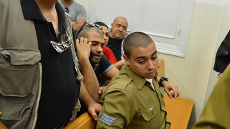 Soldier Elor Azariya in court