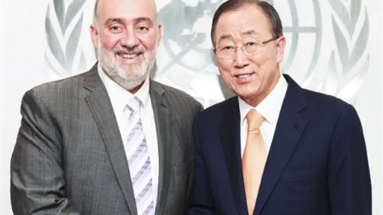 Рон Прозор и Пан Ги Мун