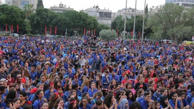 Tel Aviv ay Day rally