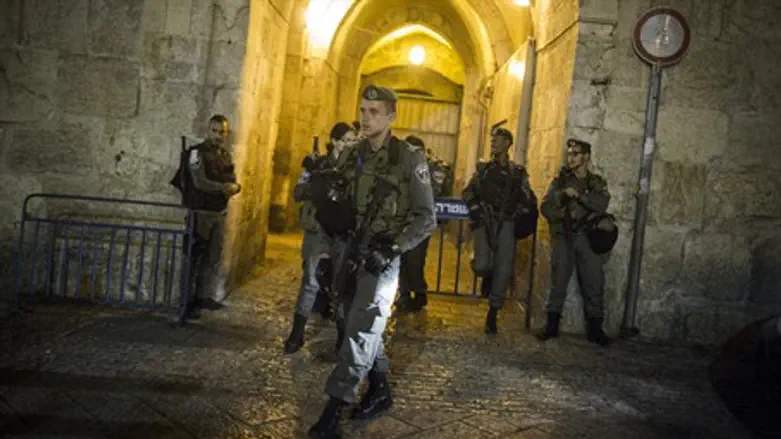 Border Police in the Old City