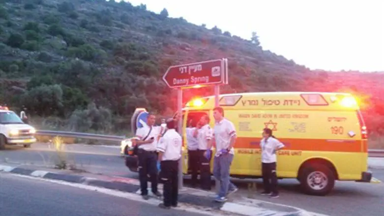 Место теракта в округе Биньямин