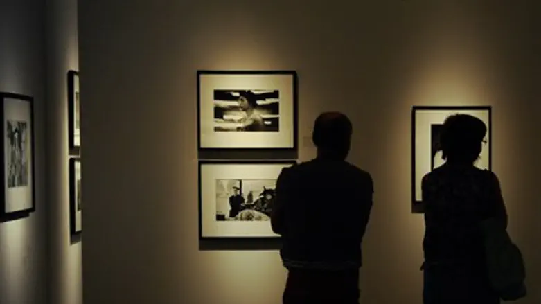Art museum visitors (illustration)